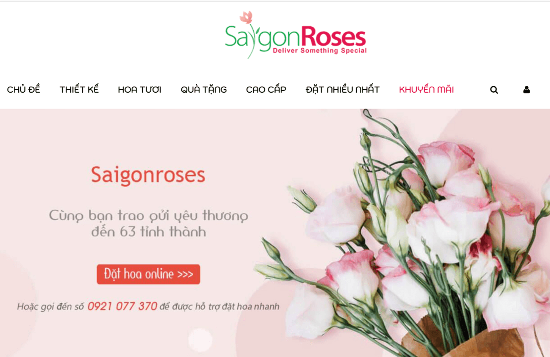 cua hang hoa dep saigon roses hcm